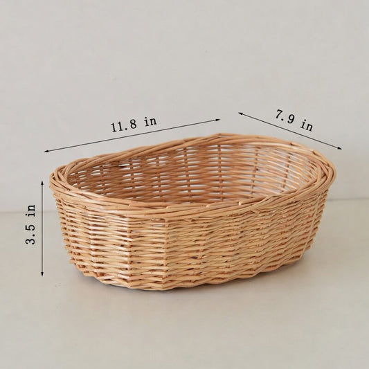 Garden and Home Decor -Wicker Storage Basket-Natural, storage baskets, flower baskets, fruit baskets, gift baskets