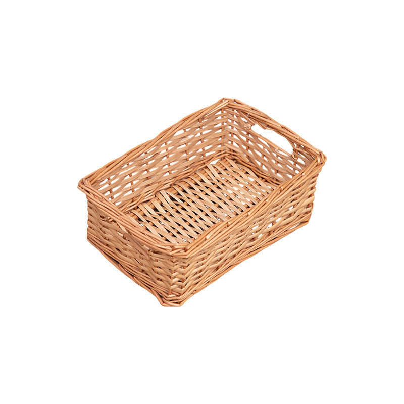 Willow Flower Girl Basket，Garden and Home Decor -Wicker Storage Basket-Natural, storage baskets, flower baskets, fruit baskets, gift baskets