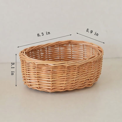 Garden and Home Decor -Wicker Storage Basket-Natural, storage baskets, flower baskets, fruit baskets, gift baskets