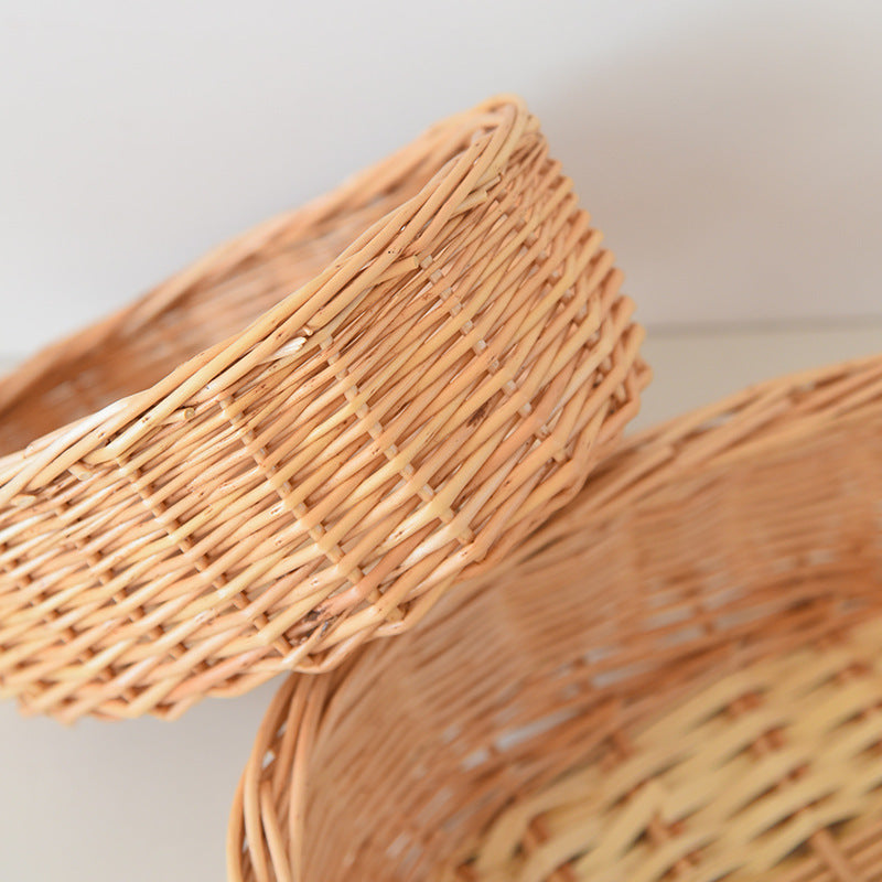 Garden and Home Decor -Wicker Storage Basket-Natural, storage baskets, flower baskets, fruit baskets, gift baskets