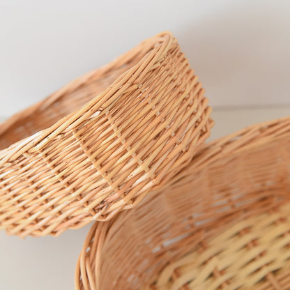 Garden and Home Decor -Wicker Storage Basket-Natural, storage baskets, flower baskets, fruit baskets, gift baskets