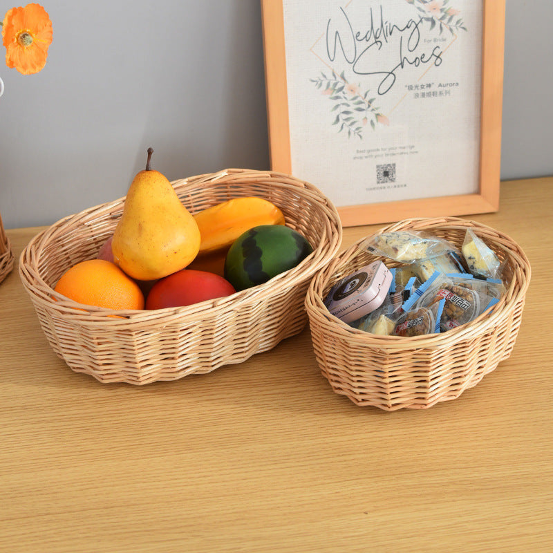 Garden and Home Decor -Wicker Storage Basket-Natural, storage baskets, flower baskets, fruit baskets, gift baskets