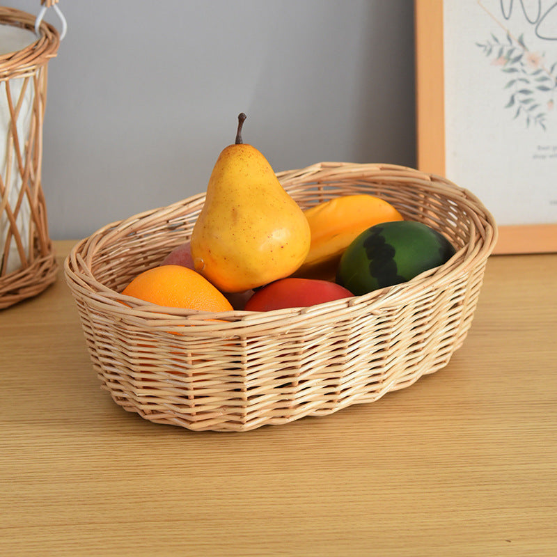 Garden and Home Decor -Wicker Storage Basket-Natural, storage baskets, flower baskets, fruit baskets, gift baskets