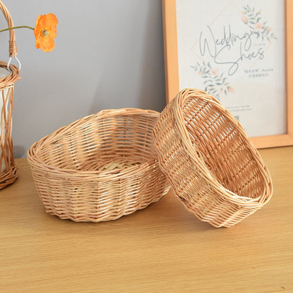 Garden and Home Decor -Wicker Storage Basket-Natural, storage baskets, flower baskets, fruit baskets, gift baskets
