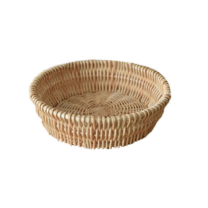 3Pcs Willow Basket，Garden and Home Decor -Wicker Storage Basket-Natural, storage baskets, flower baskets, fruit baskets, gift baskets