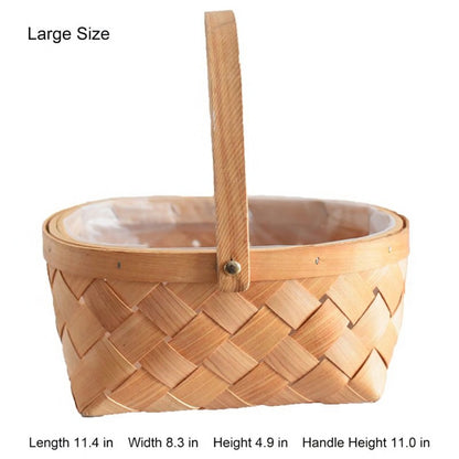 Garden and Home Decor Basket-Natural, storage baskets, flower baskets, fruit baskets, gift baskets