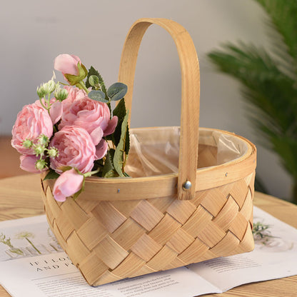 Garden and Home Decor Basket-Natural, storage baskets, flower baskets, fruit baskets, gift baskets