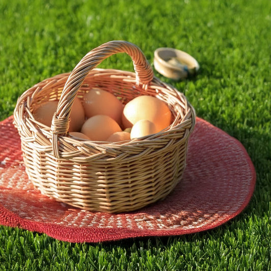 Willow Flower Girl Basket，Garden and Home Decor -Wicker Storage Basket-Natural, storage baskets, flower baskets, fruit baskets, gift baskets