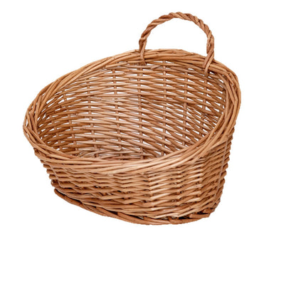 Willow Flower Girl Basket，Garden and Home Decor -Wicker Storage Basket-Natural, storage baskets, flower baskets, fruit baskets, gift baskets